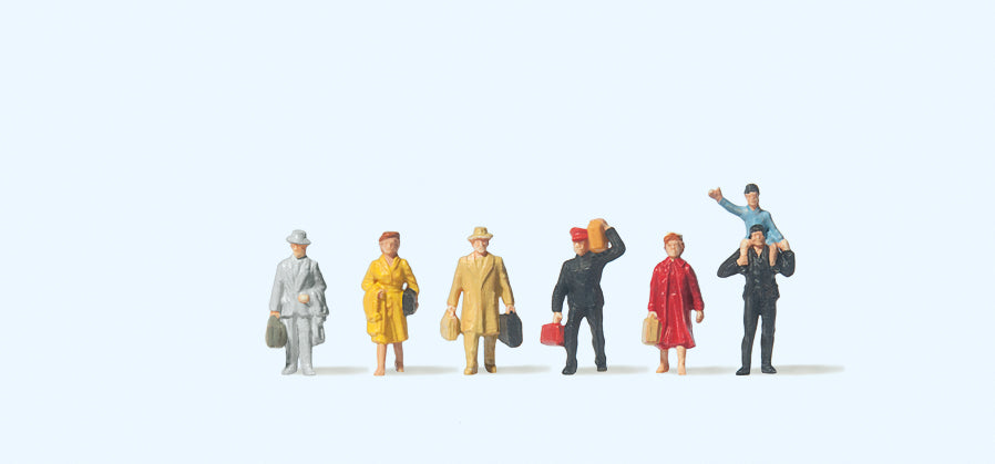 Preiser Passengers (6) Figure Set PR79020