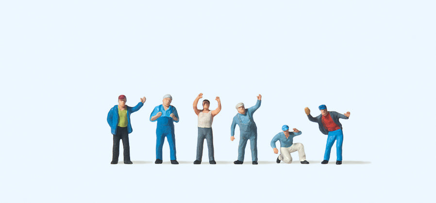 Preiser Truckers (6) Figure Set PR79036