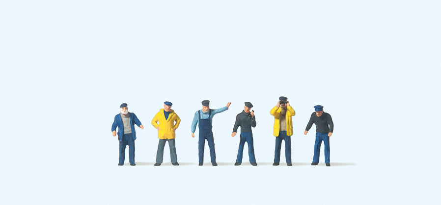 Preiser Ship's Crew (6) Figure Set PR79137