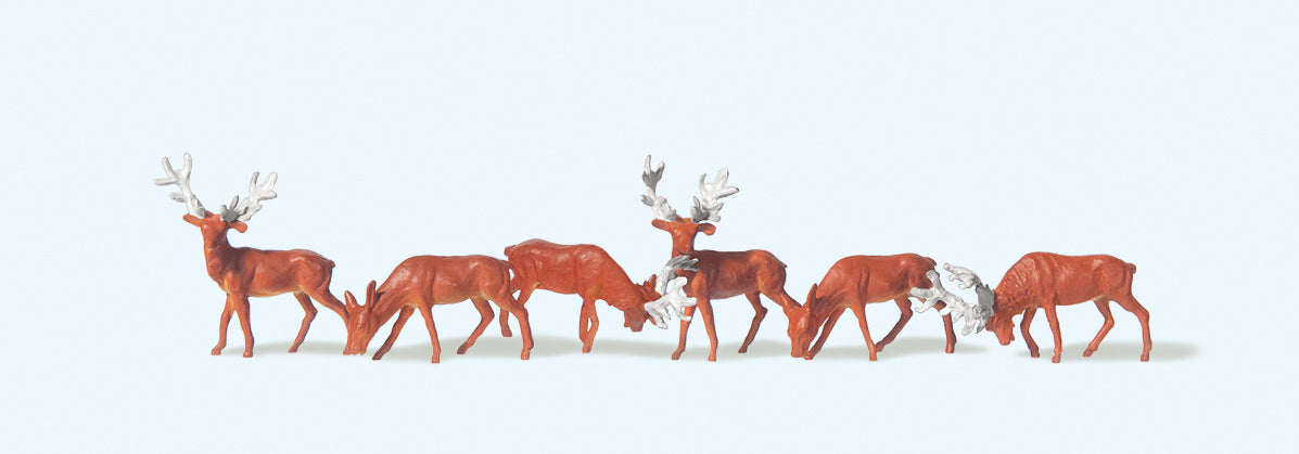 Preiser Stags (6) Figure Set PR79179