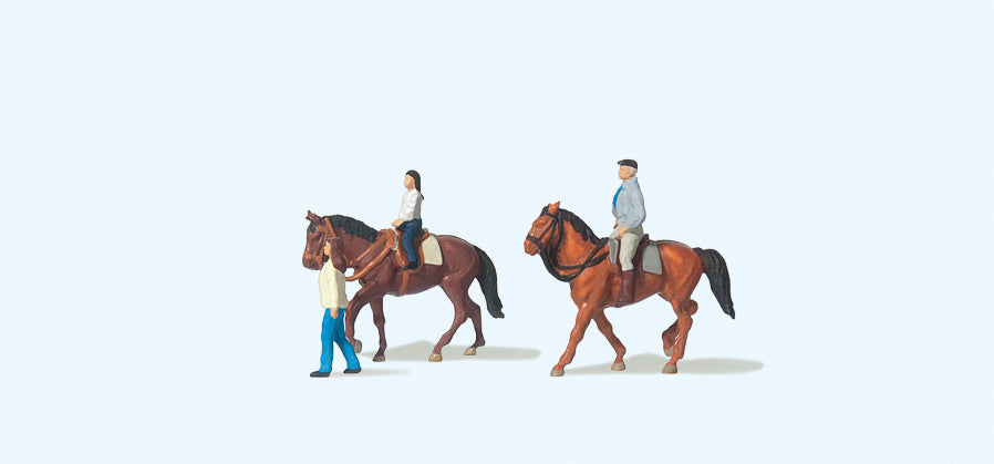 Preiser Horse Riders (2) Figure Set PR79184