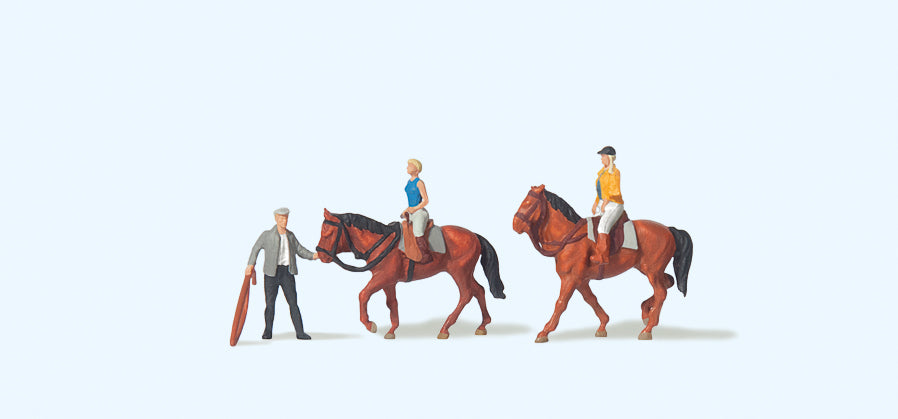 Preiser At the Riding School (2) Figure Set PR79185