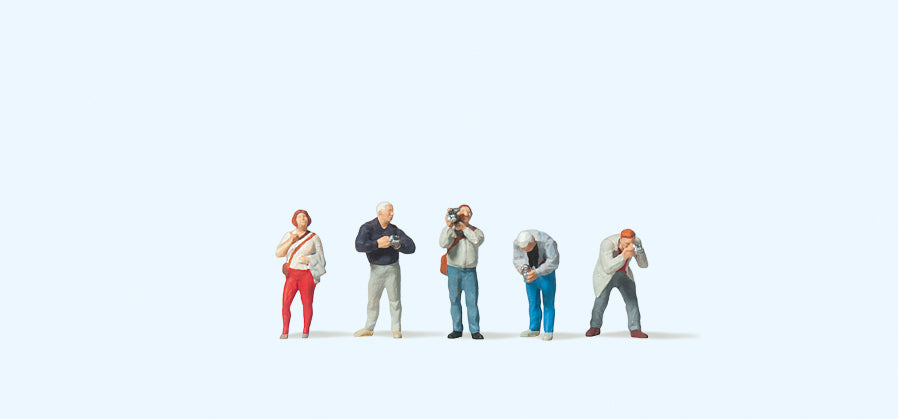 Preiser Trainspotters (5) Figure Set PR79210