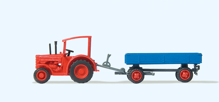 Preiser Hanomag Tractor with Trailer PR79502