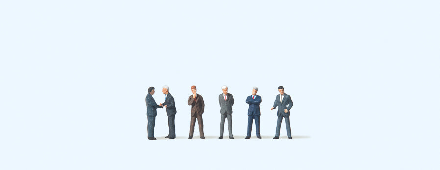 Preiser Businessmen (6) Figure Set PR80910