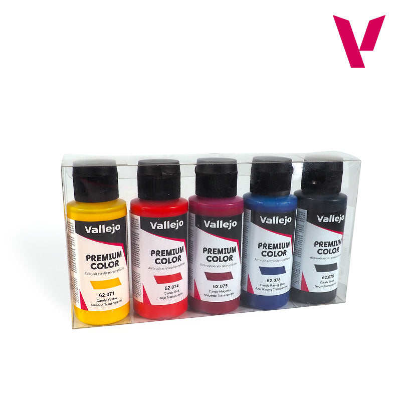 AV Vallejo Premium Color - 60ml Set Candy (5 x 60ml)