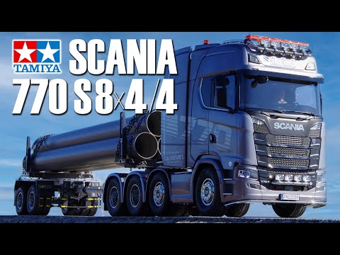 Tamiya Scania 8x4/4 Gun Metal 56376