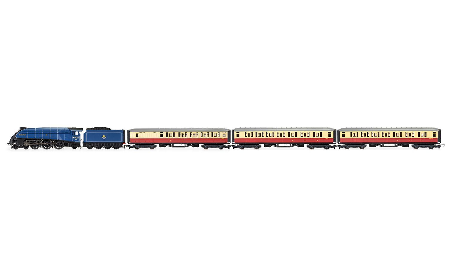 Hornby OO Gauge Mallard Record Breaker Train Set Era 3 R1282M