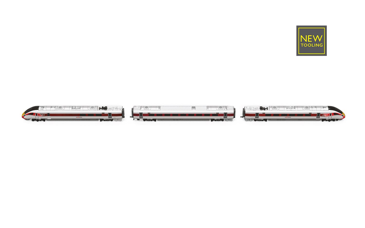 Hornby LNER Azuma High Speed Train Set R1288M - OO Gauge