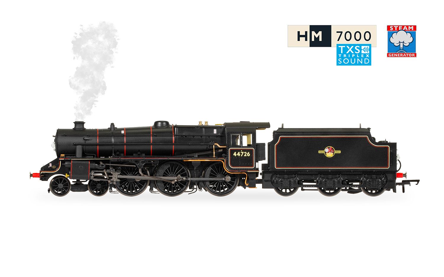 BR, Stanier 5MT 'Black 5', 4-6-0, 44726 With Steam Generator - Era 5