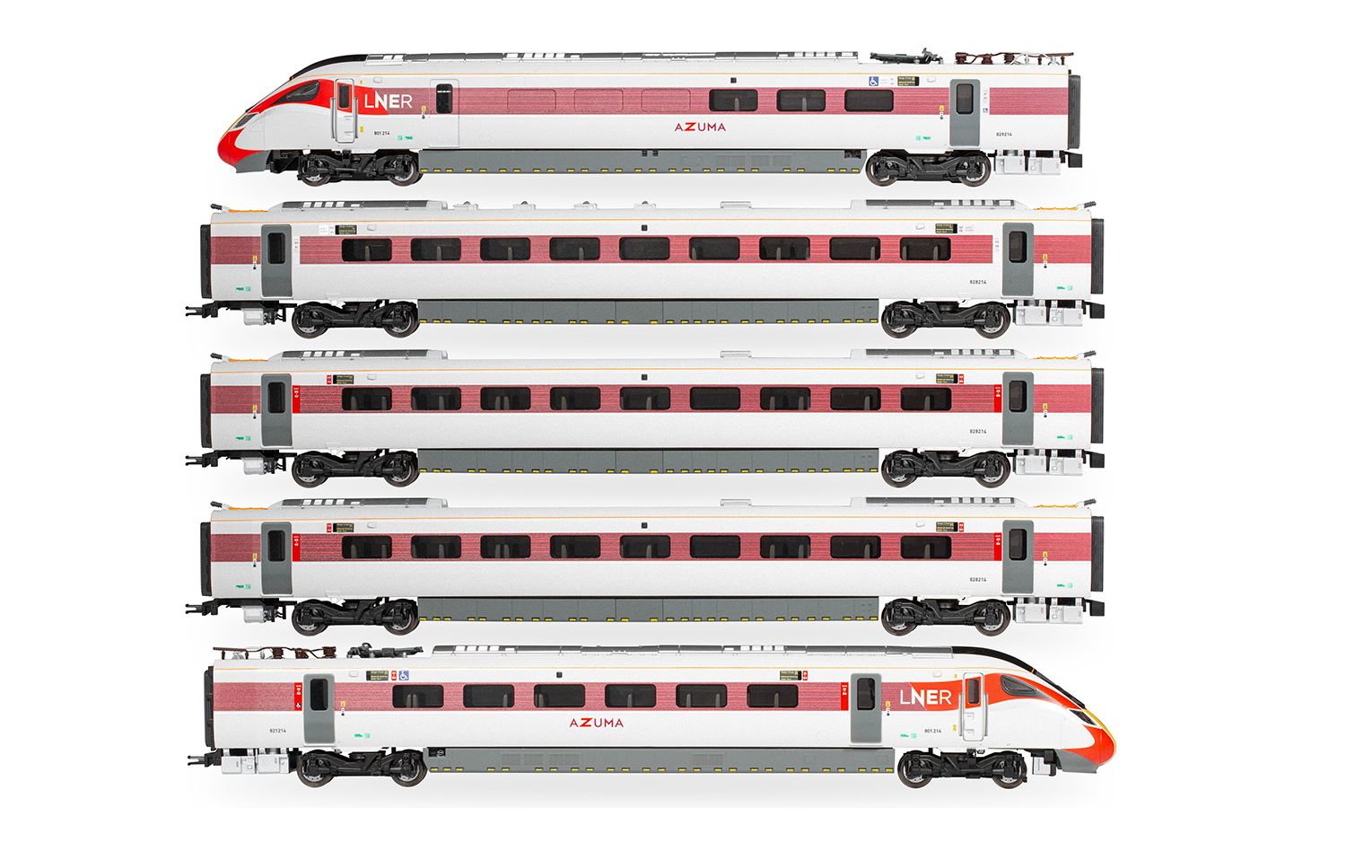 R3965 LNER - Class 801/2 - 5 Car Train Pack Horby