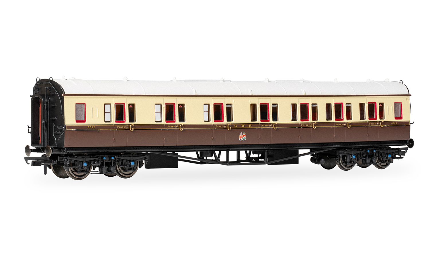 Hornby R40468 GWR - Collett Corridor Composite RH - 6522 - Coach