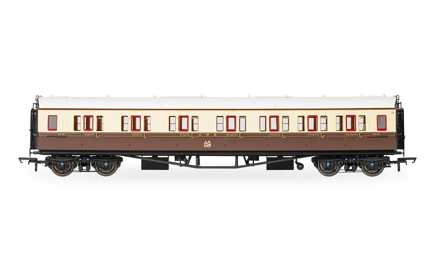 Hornby R40468 GWR - Collett Corridor Composite RH - 6522 - Coach