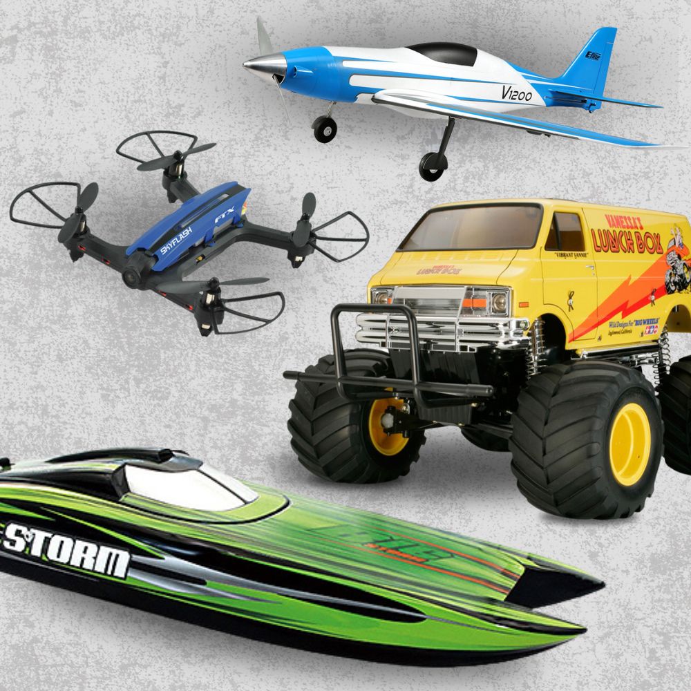 radio control and RC Cars, RC Planes and RC Boats