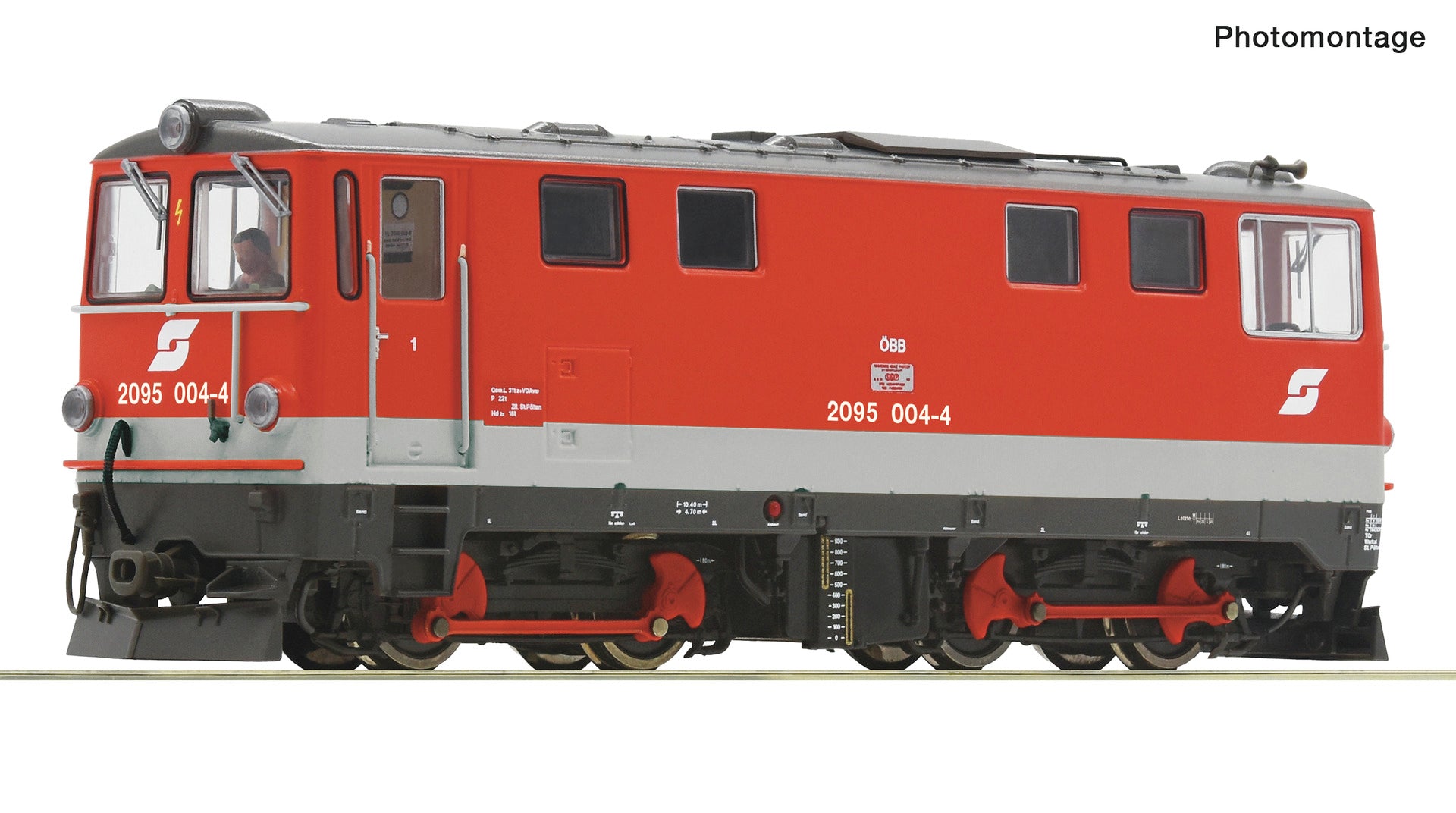 Roco OBB Rh2095 004-4 Diesel Locomotive V (DCC-Sound) RC33295