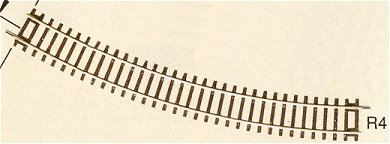 Roco Rocoline Curved Track Radius 4 30 Degree 481.2mm RC42424