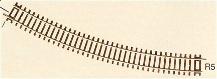 Roco Rocoline Curved Track Radius 5 30 Degree 542.8mm RC42425