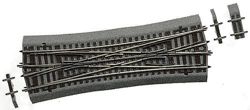 Roco Rocoline Ballasted (DKW15) Double Slip 15 Degree 230mm RC42594