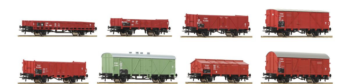 Roco Start CSD Wagon Set (8) III RC44001