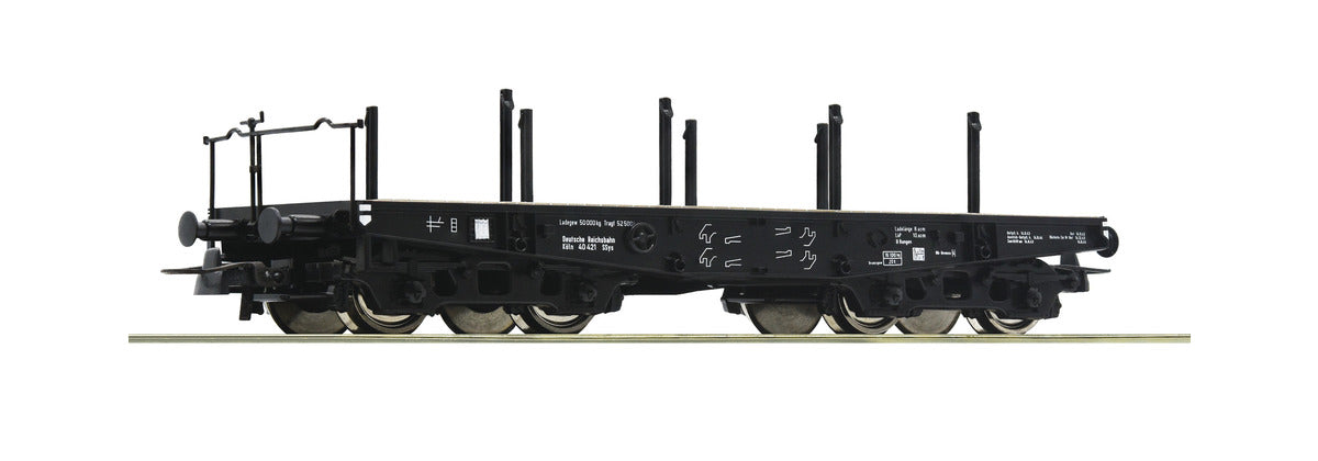 Roco DRG Ssy Heavy Duty Flat Wagon II RC46385