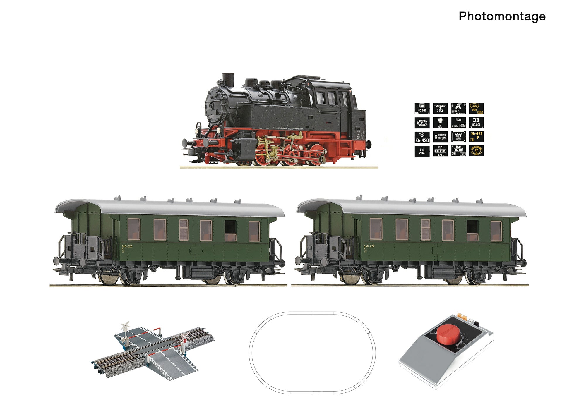 Roco DB BR80 Steam Passenger Starter Set III RC5100001