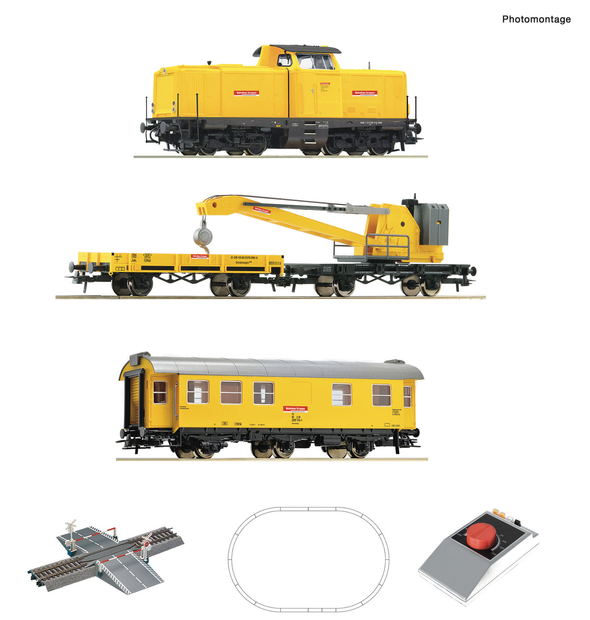 Roco DB BR212 Diesel Crane Train Starter Set VI RC5100002