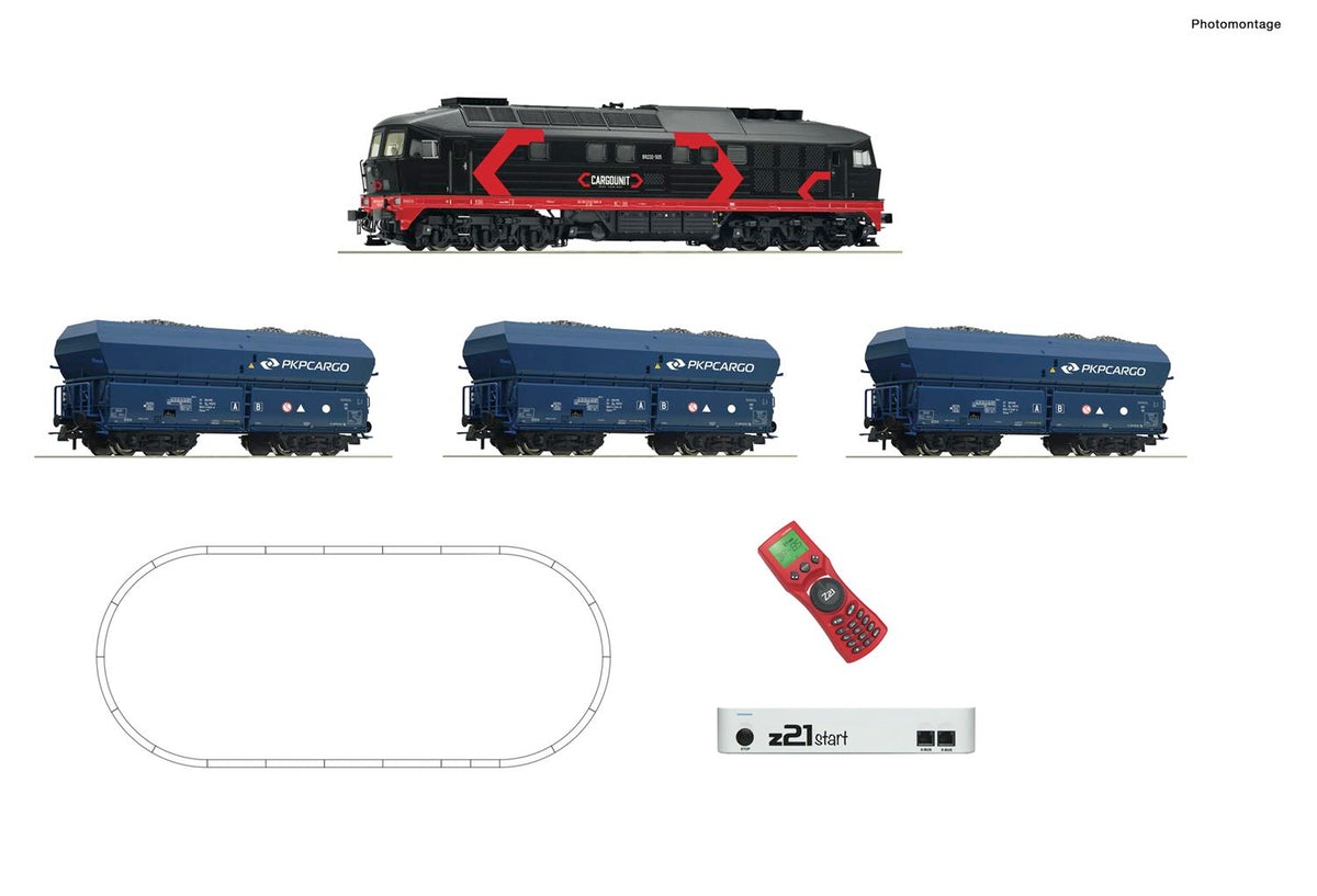 Roco Cargounit BR232 Diesel Freight Starter Set VI (DCC-Fitted) RC51342