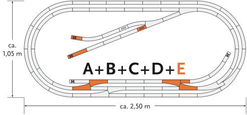 Roco Geoline Track Set E RC61104