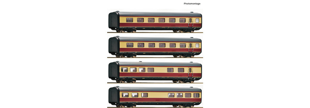 Roco DB BR602 Gas Turbine Multiple Unit Coach Set (4) IV RC6200003