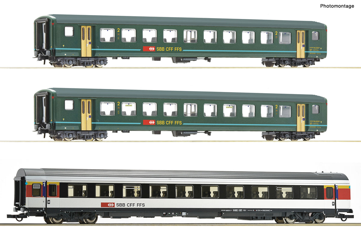 Roco SBB Bozberg Interregio Coach Set (3) V RC6200022