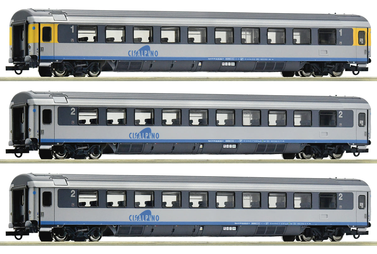 Roco Cisalpino Eurocity Coach Set (3) V RC6200032