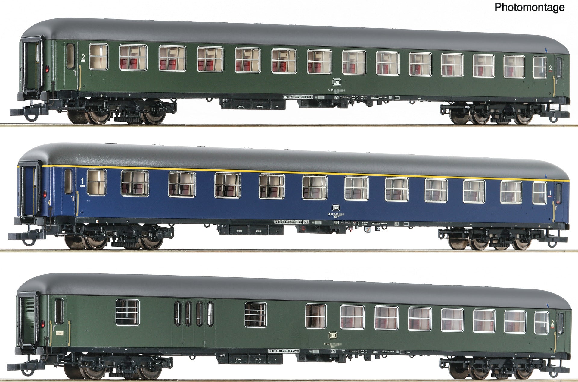 Roco DB D377 Hispania Express Coach Set (3) IV RC6200051 - Access Models