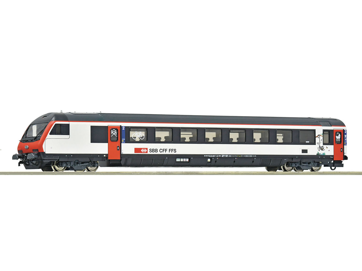 SBB Bt 2nd Class Control Coach VI (DCC-Fitted)