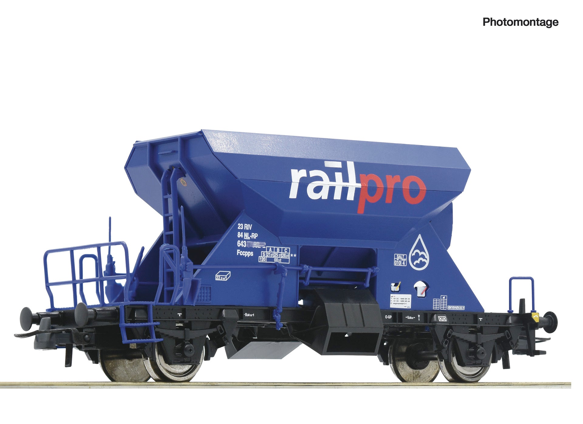 Roco Railpro Fccpps 4 Wheel Gravel Hopper Wagon VI RC6600070 - Access ...
