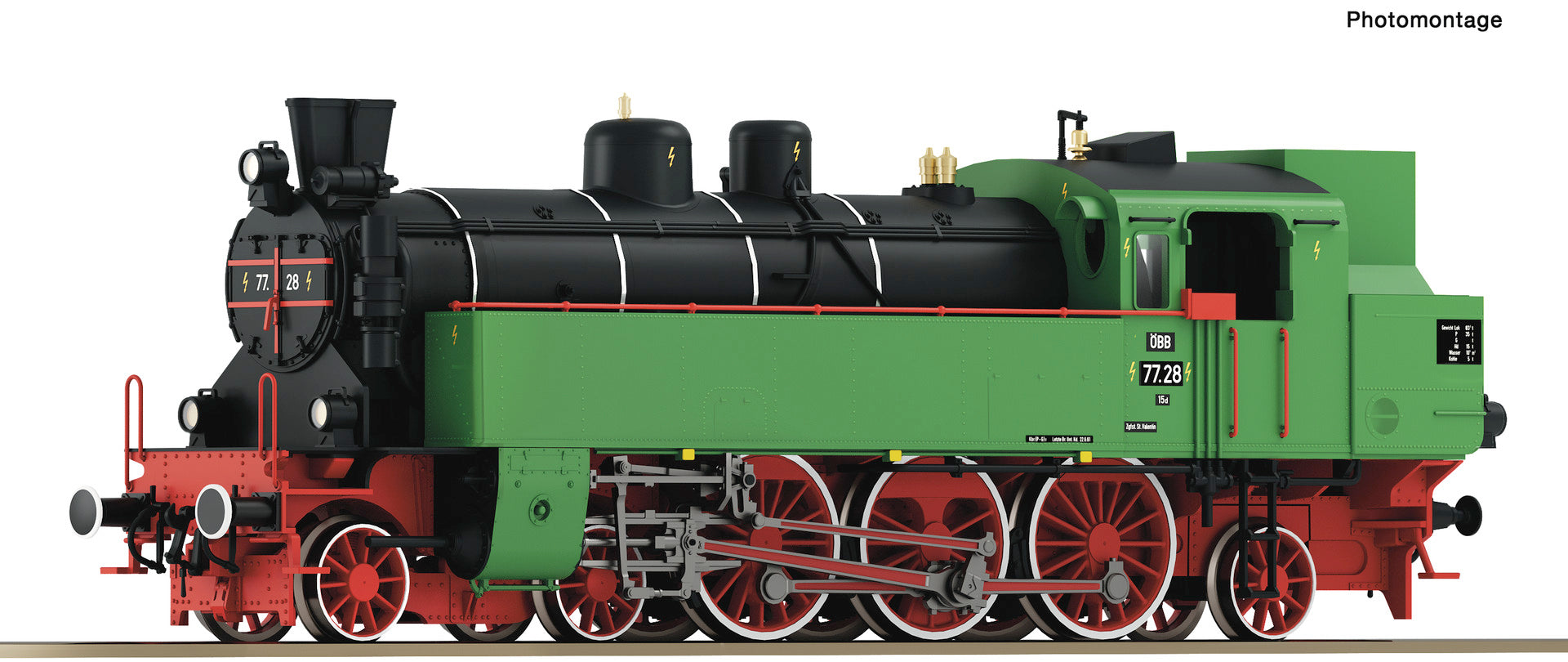 Roco OBB Rh77.28 Steam Locomotive IV RC70083 - Access Models