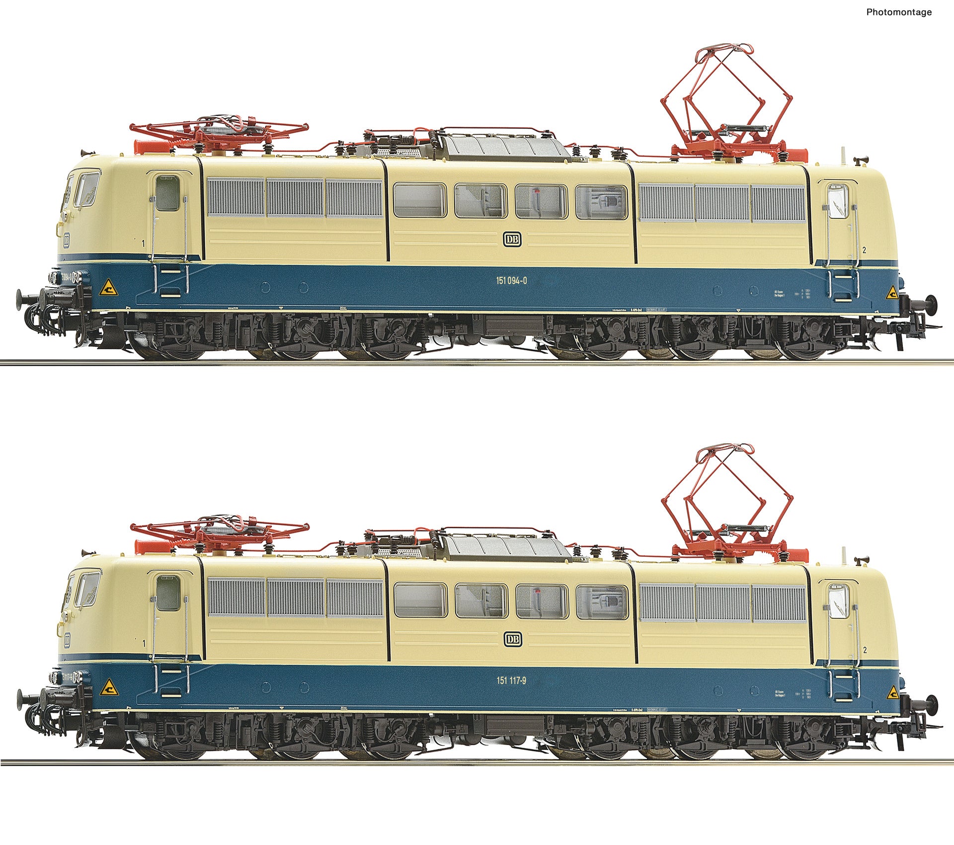 Roco DB BR151 094-0/117-9 Electric Loco Twin Set IV (DCC-Sound) RC70408