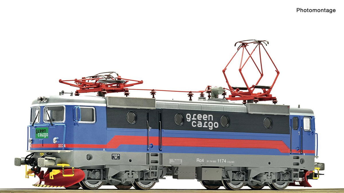 Roco Green Cargo Rc4 1174 Electric Locomotive VI RC70457