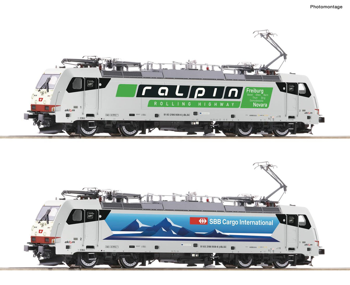 Roco SBB Ralpin BR186 908-6 Electric Loco VI (DCC-Sound) RC70652