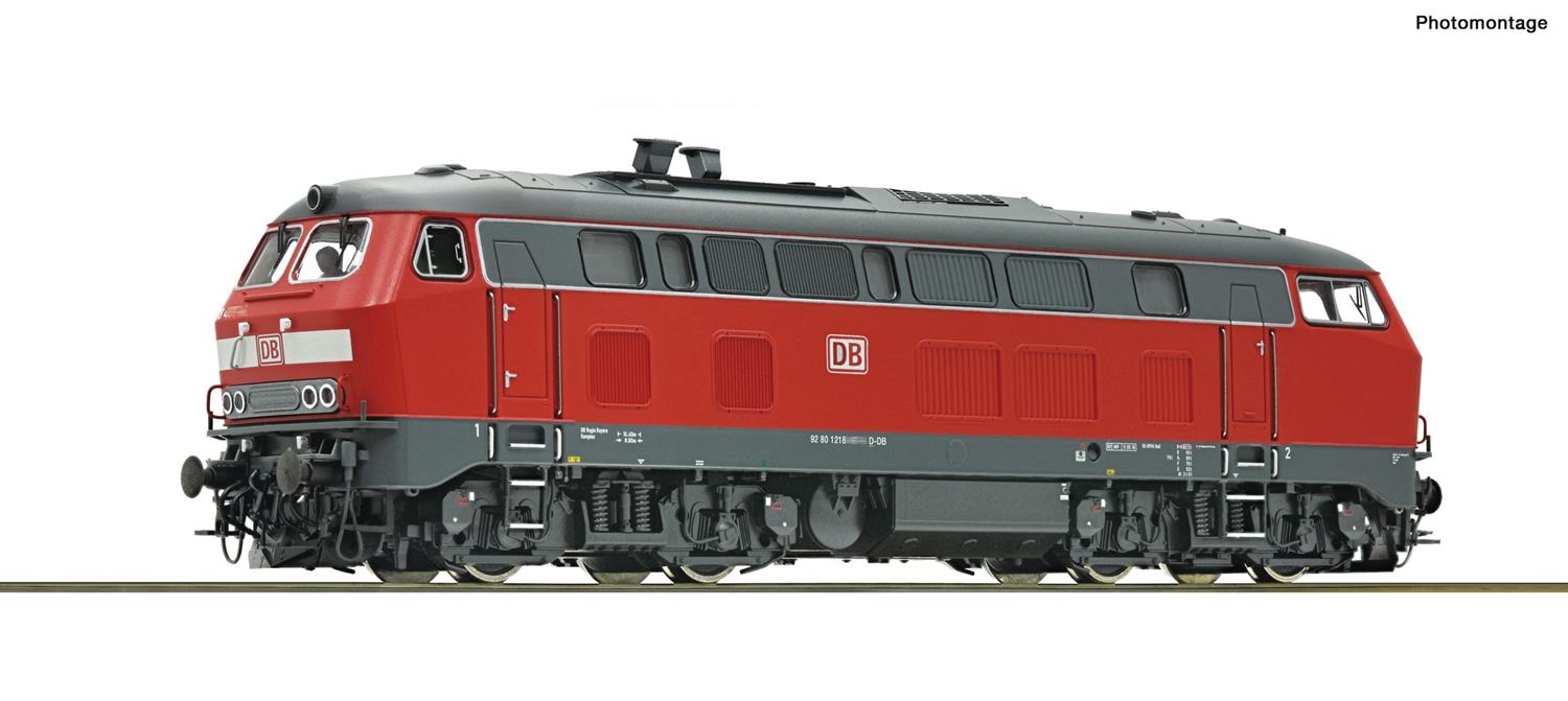 Roco DBAG BR218 433-1 Diesel Locomotive VI (DCC-Sound) RC70768