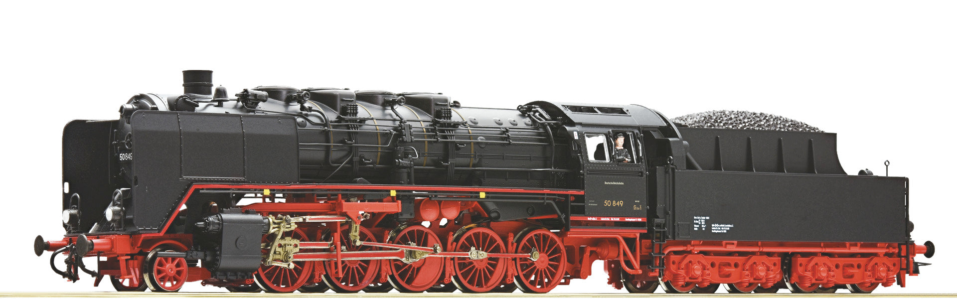 Roco DR BR50 849 Steam Locomotive IV (DCC-Sound) RC7110011