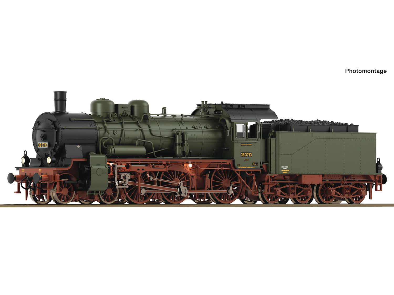 DRG BR38 3713 Steam Locomotive II (DCC-Sound)
