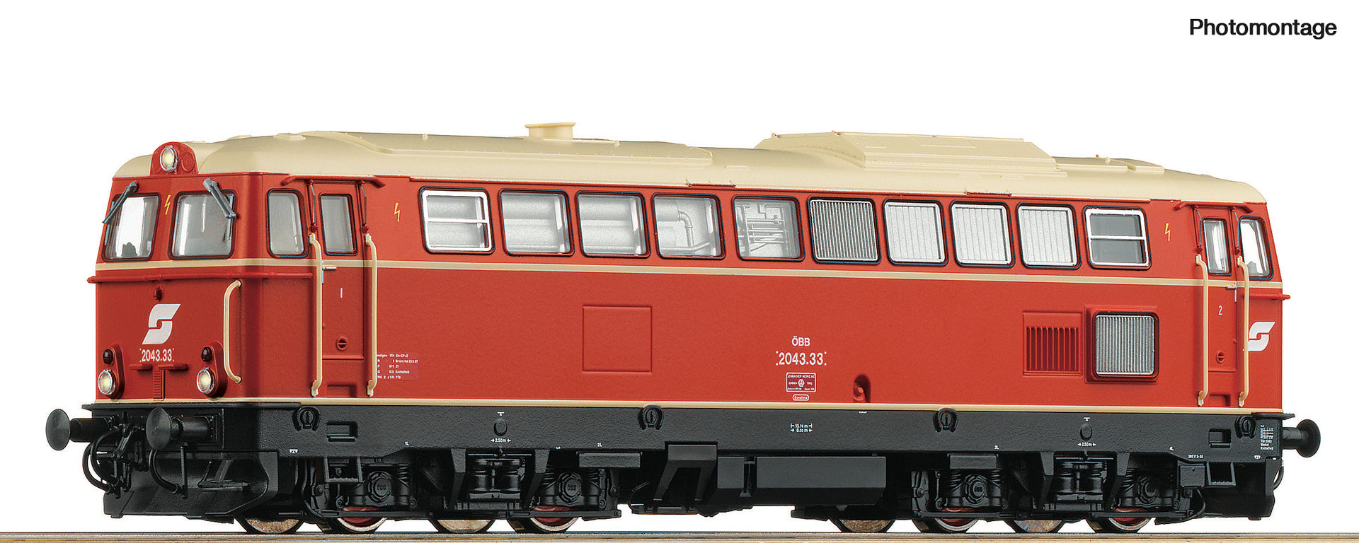 Roco OBB Rh2043.33 Diesel Locomotive IV RC7300038 - Access Models