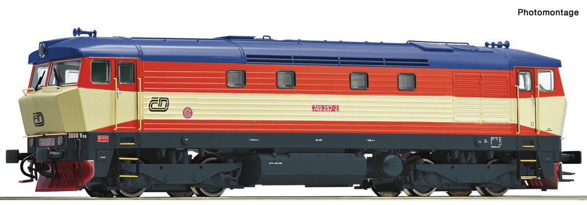 Roco CD Rh749 257-2 Diesel Locomotive V (DCC-Sound) RC7310008