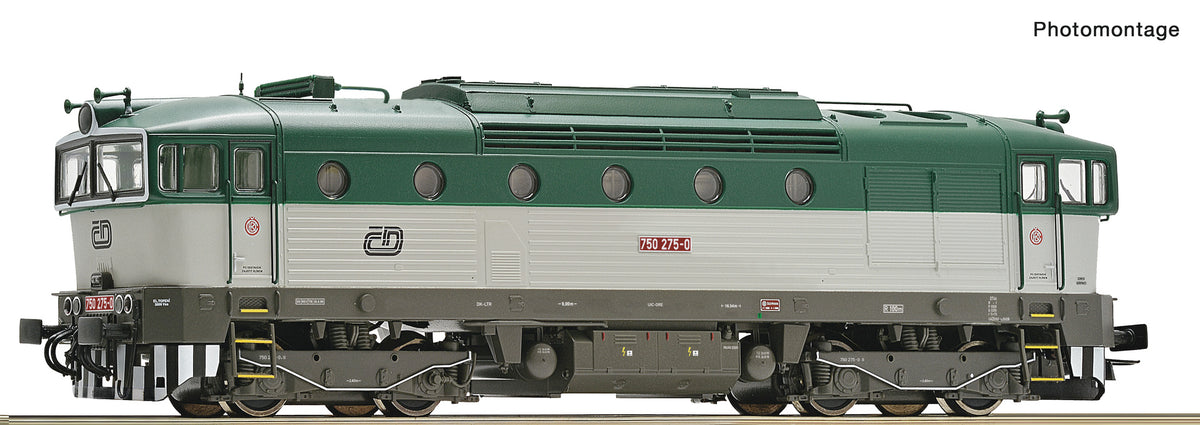 Roco CD Rh750 275-0 Diesel Locomotive V (DCC-Sound) RC7310034