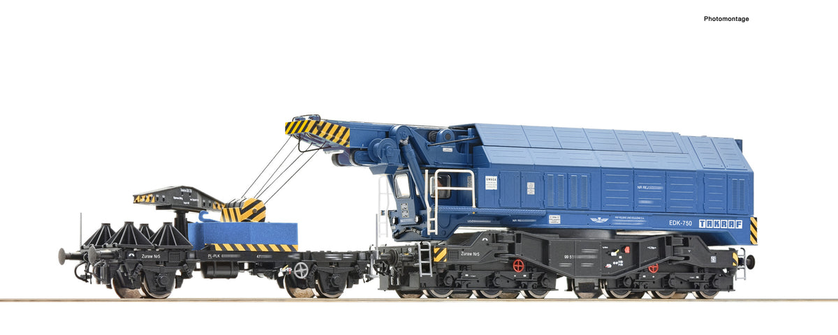 Roco PKP EDK 750 Digital Railway Crane V (DCC-Sound) RC7310067