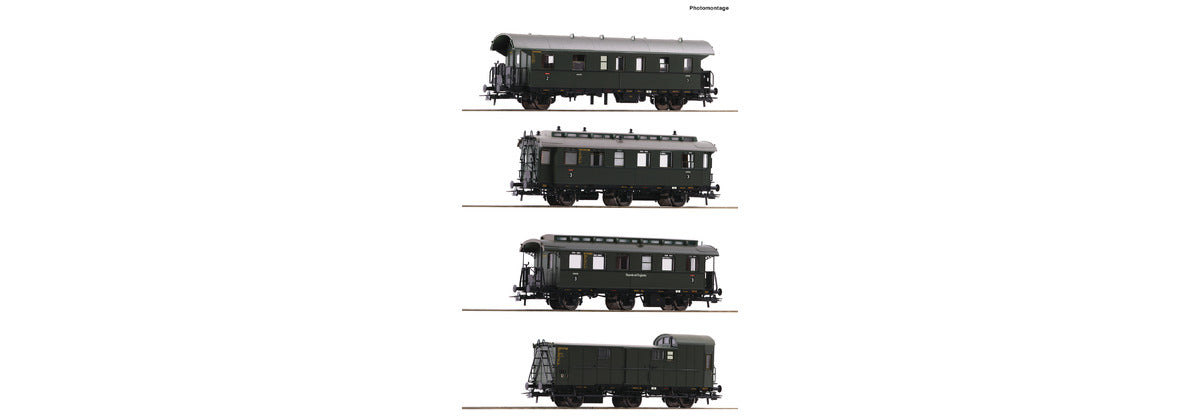 Roco DB Ame/Bme/BDmse Coach Set (4) III RC74014