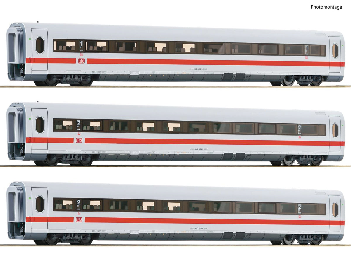 Roco DBAG ICE1 Coach Set 4 (3) VI RC74031