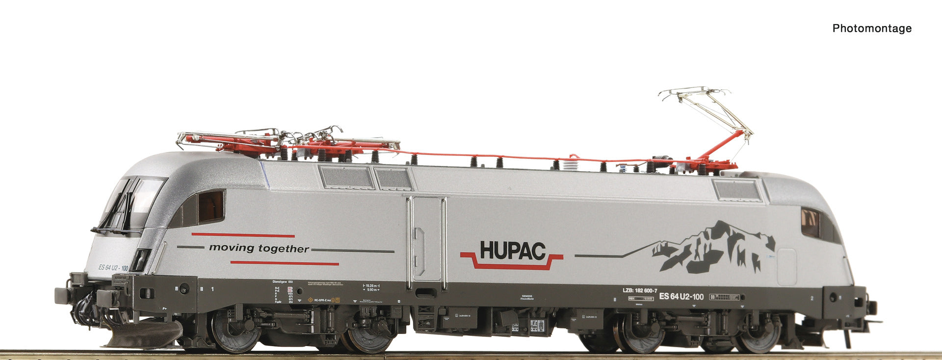 Roco Hupac ES64 U2-100 Electric Locomotive VI RC7500070