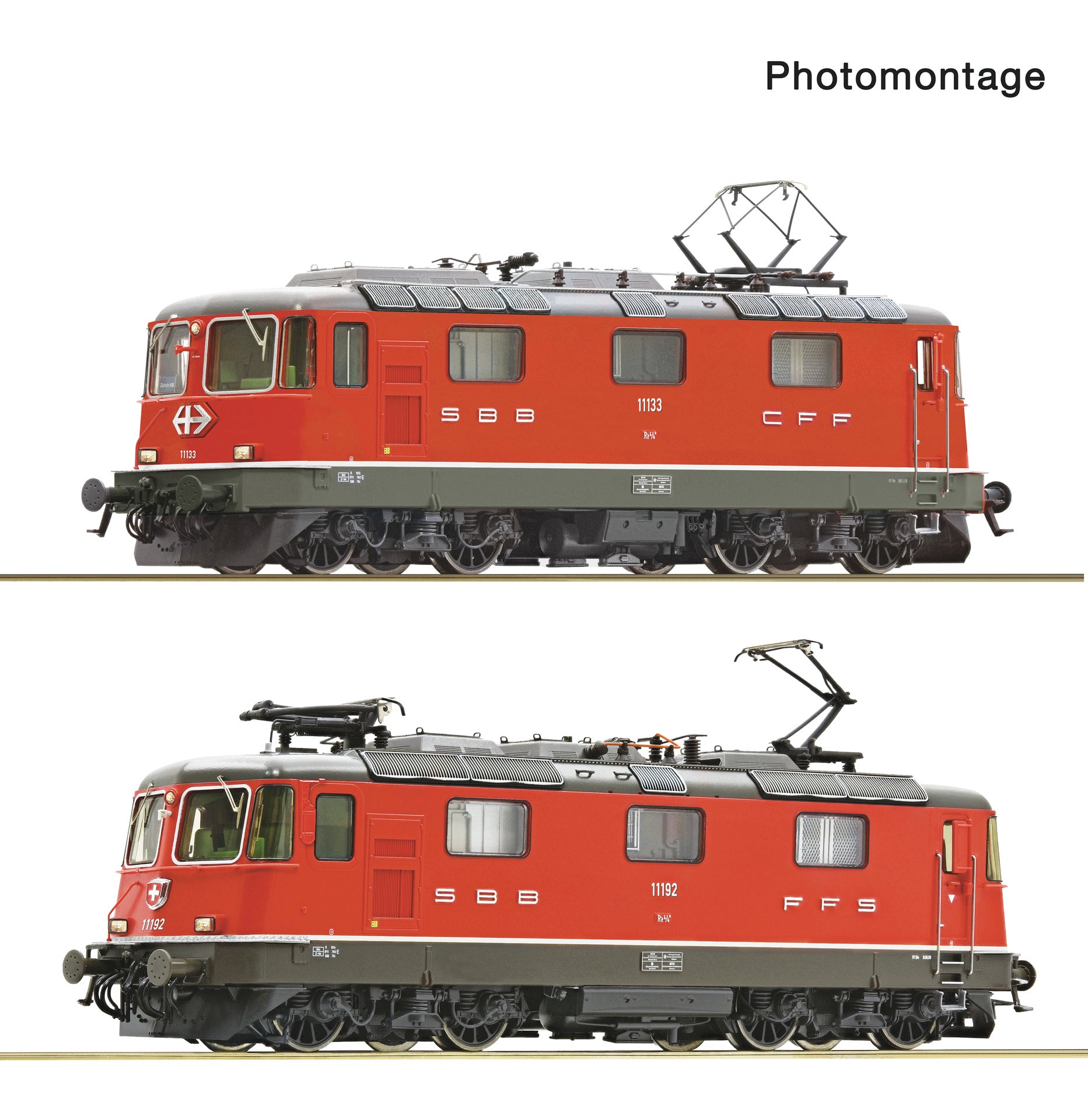 SBB Re 4/4 II 11133/192 Electric Twin Loco Set V