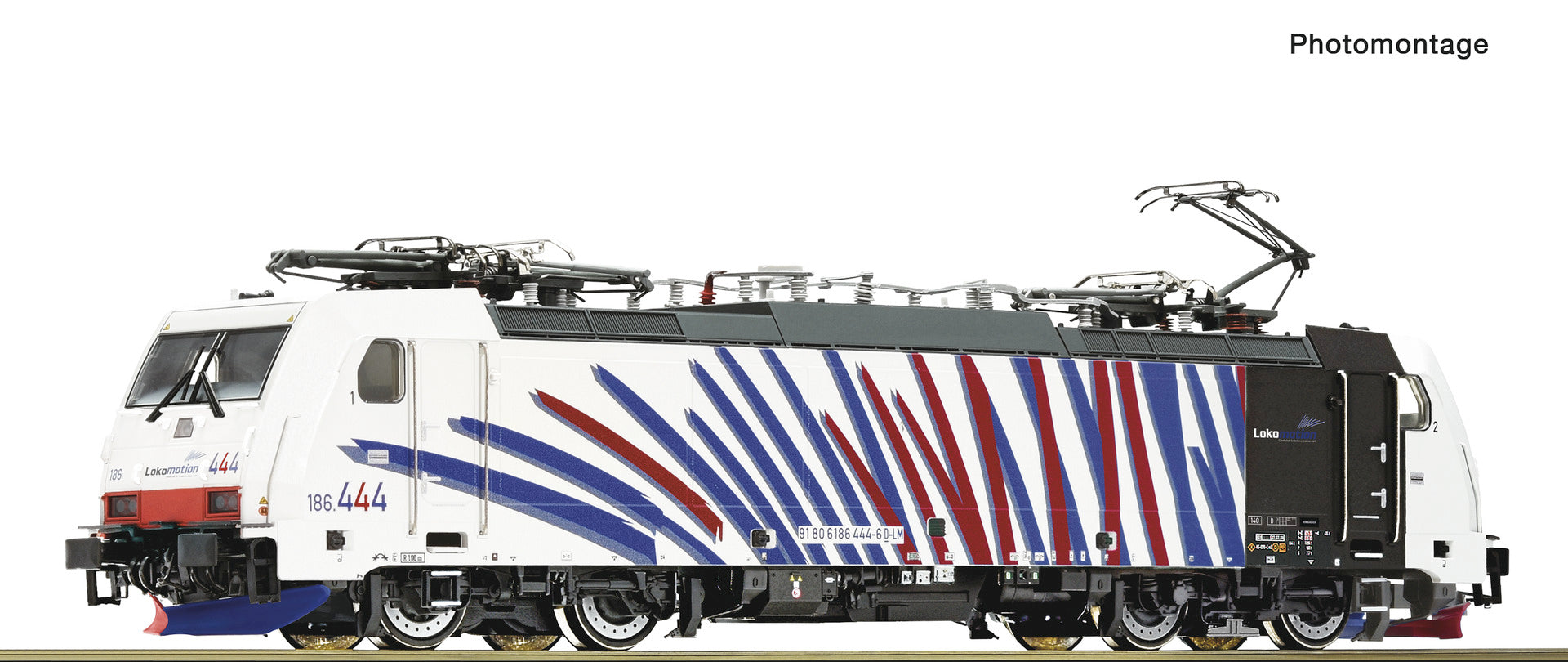 Roco Lokomotion BR186 444-6 Electric Locomotive VI (~AC-Sound) RC7520074